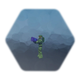 Master chief and Plasma gun