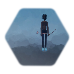 Travis Scott with dances,attacks,and building