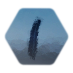 White Tipped Black Feather