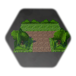 Remix di Road 1.1 tree/Bush Pixel Art