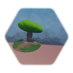 Tree on a floating island