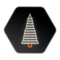 Neon Snowy Evergreen