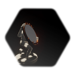 Man and the Mirror statue