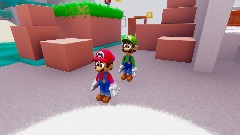 Mario & Luigi. Test area