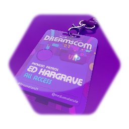 Eds #DreamsCom21 Lanyard