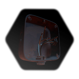 Rusty 1 Line Right Elbow Electric Junction Box