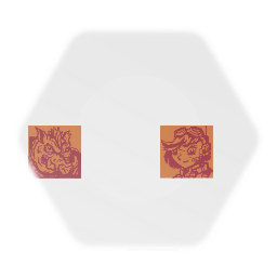 Space Marauder Two-Color Character Portrait Template