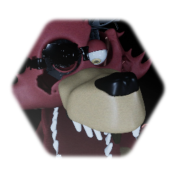 Stylized<clue> Withered foxy Model </clue>