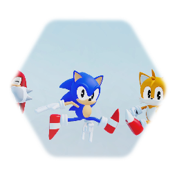 Classic Sonic V4 Models<term> Remastered