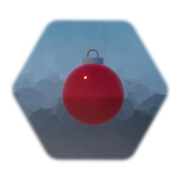Christmas Decoration: Red Bauble - 20/12/2018