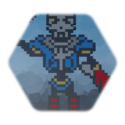 Disbelief Papyrus (Phase 2) Overworld Sprite