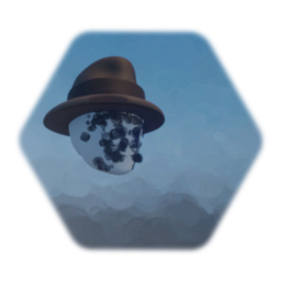 Rorschach mask and hat
