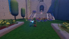 Remix of The Legend of Zelda (Hyrule Castle, Courtyard)