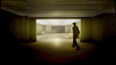 A24 Backrooms trailer | stop sign room