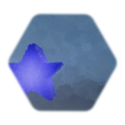 Blue Glowing Star