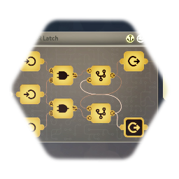 Gated Set/Reset Latching Switch Logic Circuit