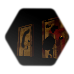 Realistic horror doors