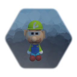 Super luigi Sliding Platforming Puppet