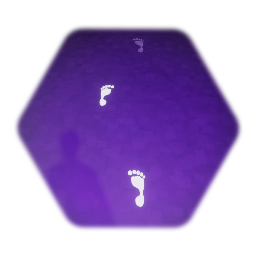 UV blacklight footprint test