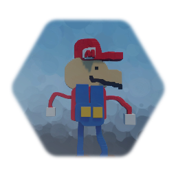 Really Weird Mario Sculpture Thing