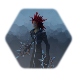 Kingdom hearts Axel wip