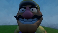 Wario screams so he goes in a pipe