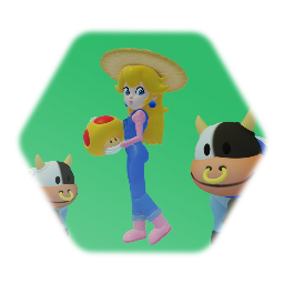 Princess Peach ( Farmer Outfit )