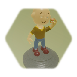 Burger fan  Bobble head