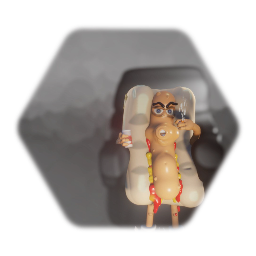 Hotdog man