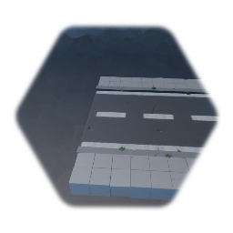 Town - City road with pavement