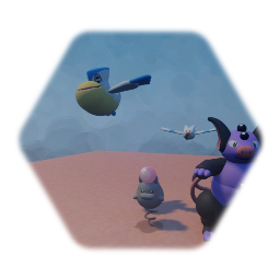 Pokémon - Wingull / Pelliper / Spoink / Grumpig