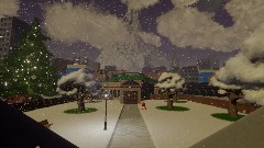 Sonic Christmas Art Museum Exterior