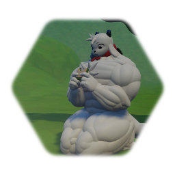 Buff as heck Walky the Goat.   Yellowwindow7 oc.