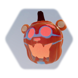 Glamrock Freddy pumpkin