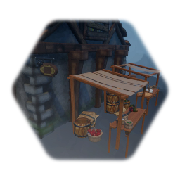 Medieval merchant store