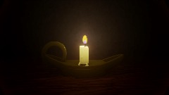 Candle melt stopmotion test