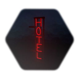 Neon Hotel Sign