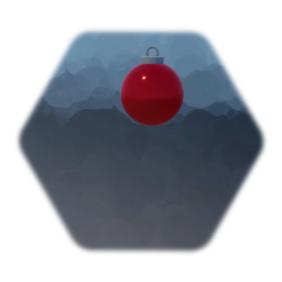 Christmas Decoration: Red Bauble - 21/12/2018