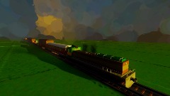 Dieselpunk train ride