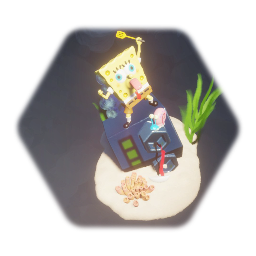 Spongebob statue