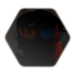 Orange n blue emo depressed poetry girl
