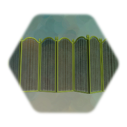 Fireplace Fence - Gold