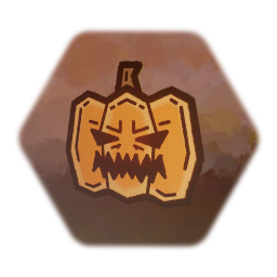 Cardboard Pumpkin - Magma Monsta