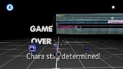 GAME OVER  undertale