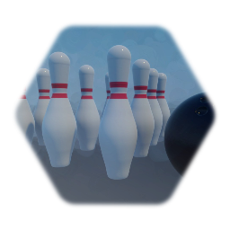 Bowling Ball & Pins