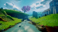 Spring Countryside Scene