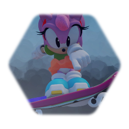 Classic amy  On Skateboard