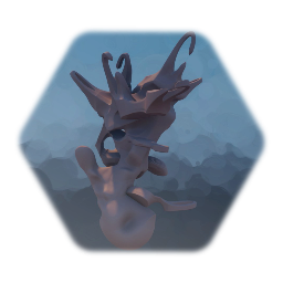 First try ... with motion controller ... unfinished sculpture