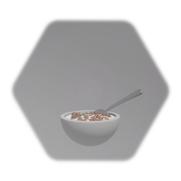 Bowl of chocolatey cereal
