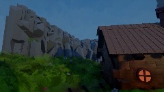 Abandoned Cliffside Cabin